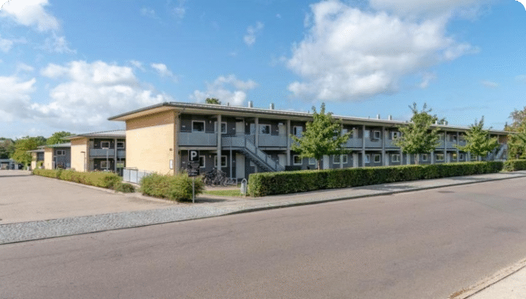 Albo bygninger på Hybenvej i Horsens